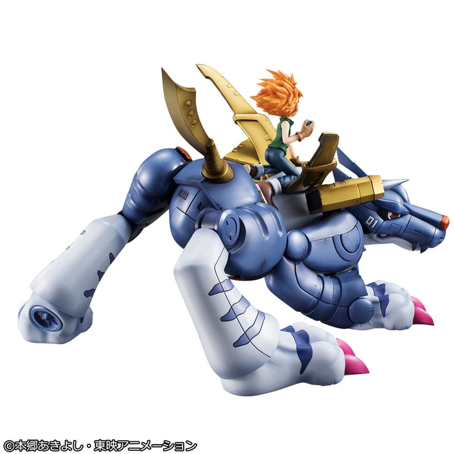 Digimon Adventure Precious G.E.M. Series Metal Garurumon & Ishida Yamato