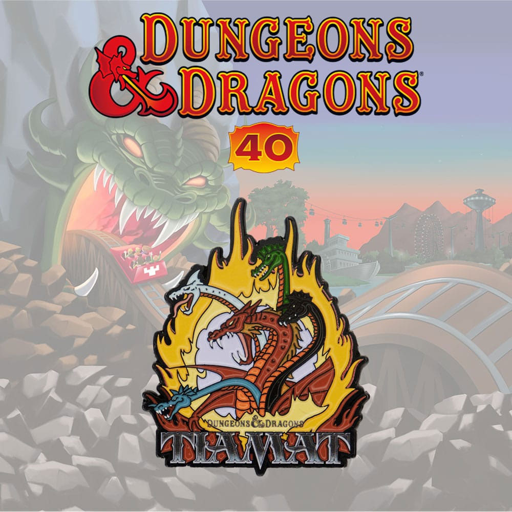 Dungeons & Dragons: The Cartoon Pin Badge 40th Anniversary Tiamat -Pinssi