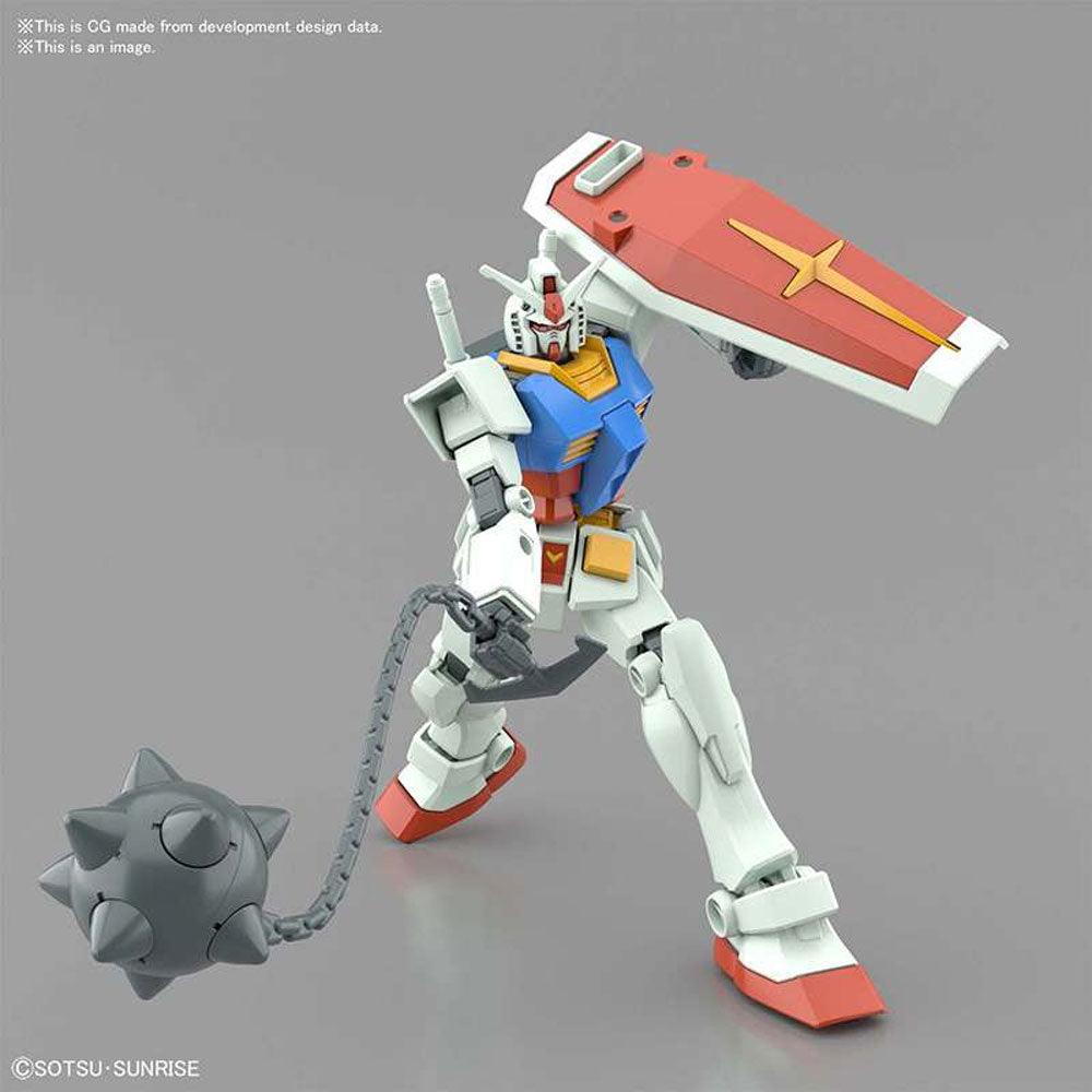 Eg Gundam Rx-78-2 Full Weapon Set -Model kit