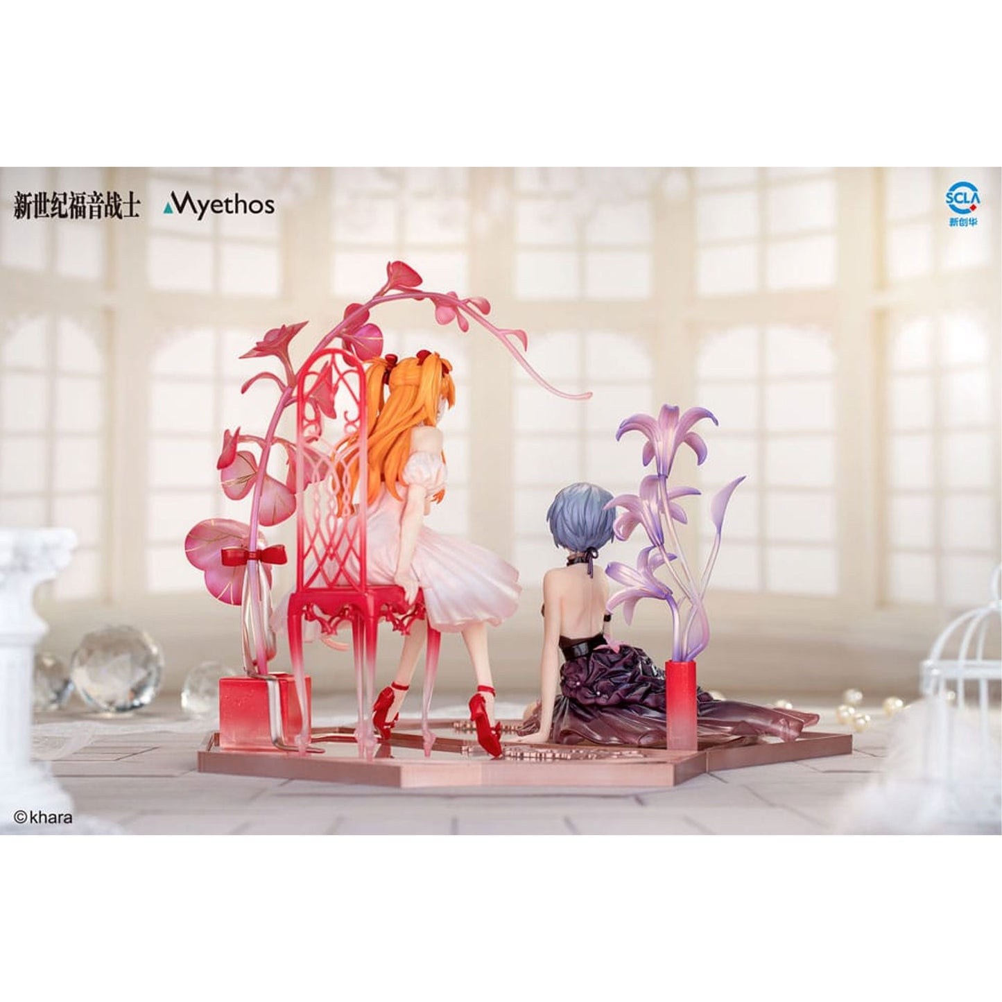 Evangelion 1/7 Rei Ayanami & Asuka Shikinami Langley: Whisper of Flower Ver. Set
