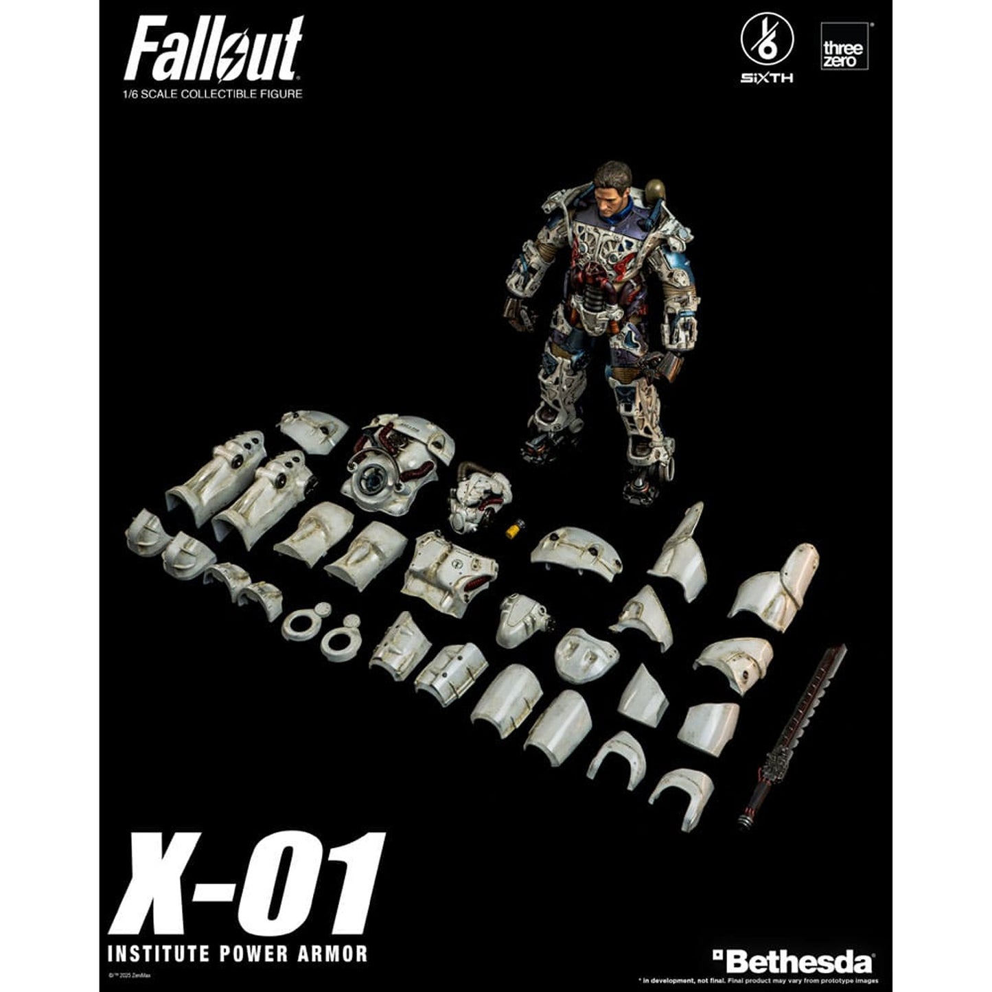 Fallout FigZero Action Figure 1/6 X-01 Institute Power Armor