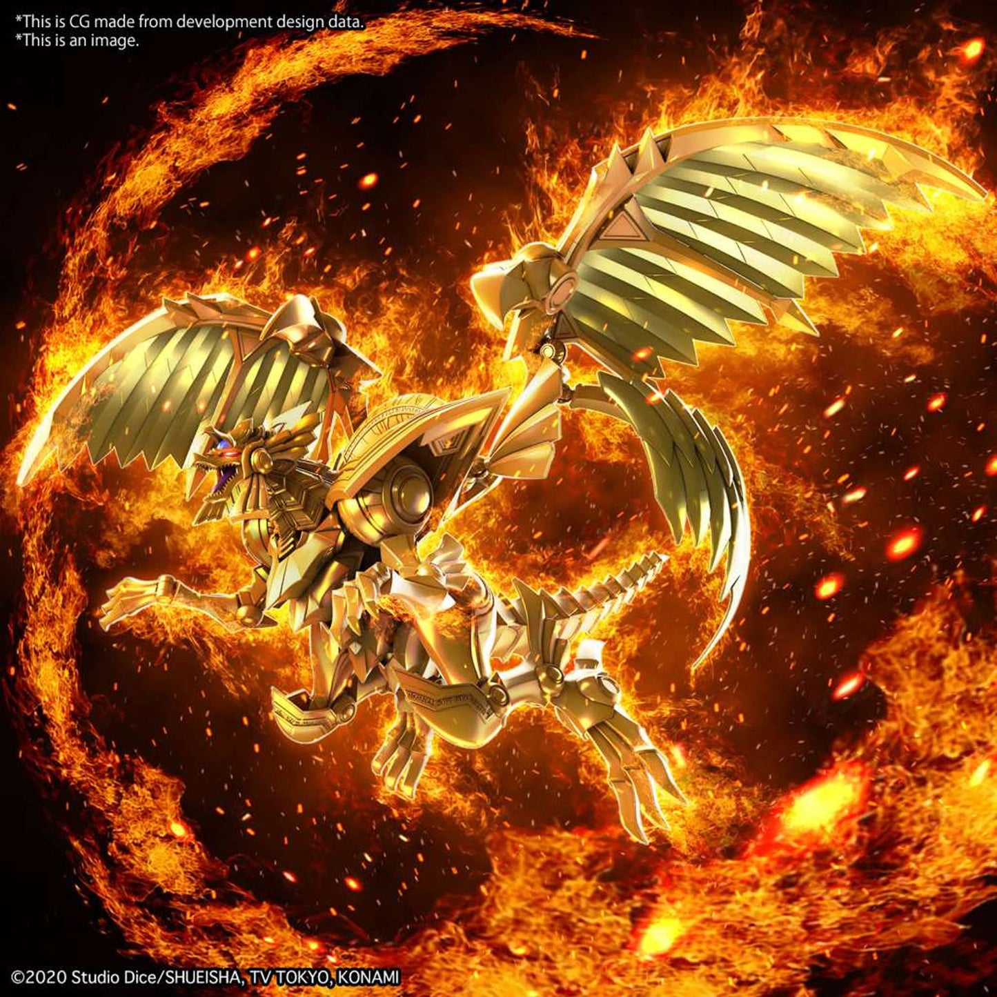 Figure Rise Amplified Egyptian God The Winged Dragon Of Ra -Model kit