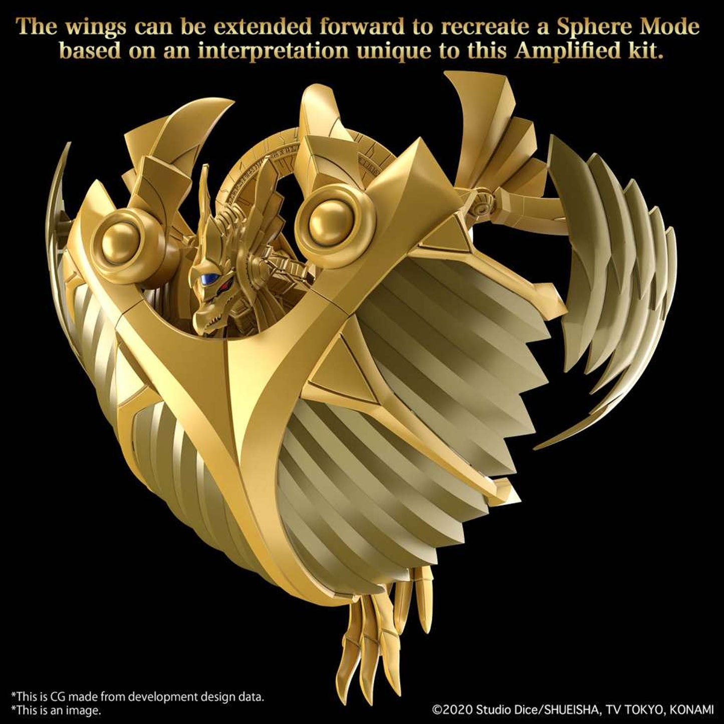 Figure Rise Amplified Egyptian God The Winged Dragon Of Ra -Model kit