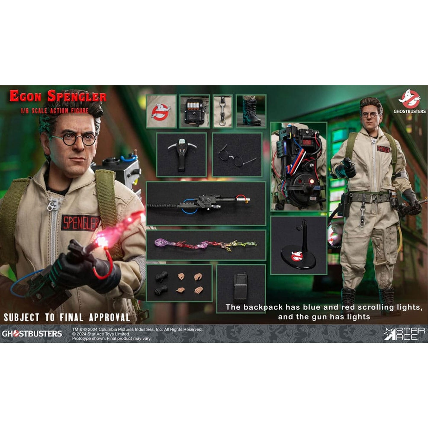 Ghostbusters (1984) 1/6 Egon Spengler