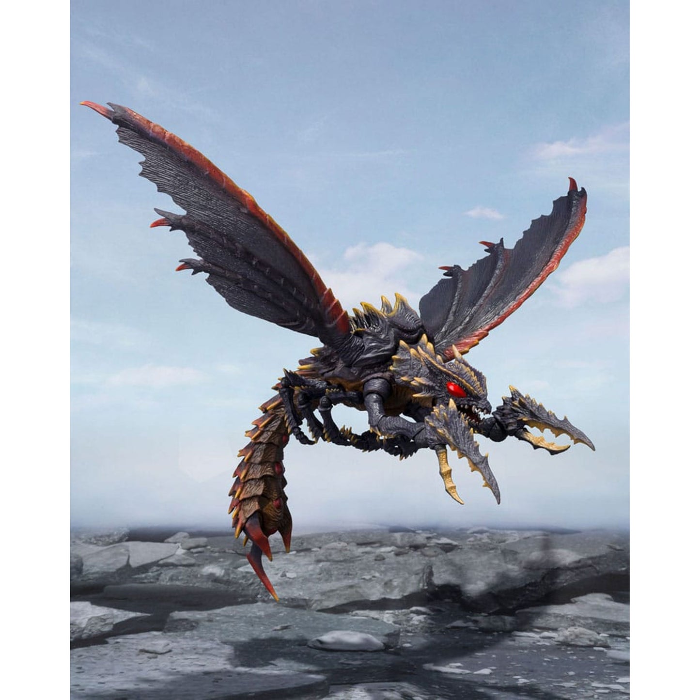 Godzilla S.H. Monster Arts Action Figure Megaguirus Evolution Set