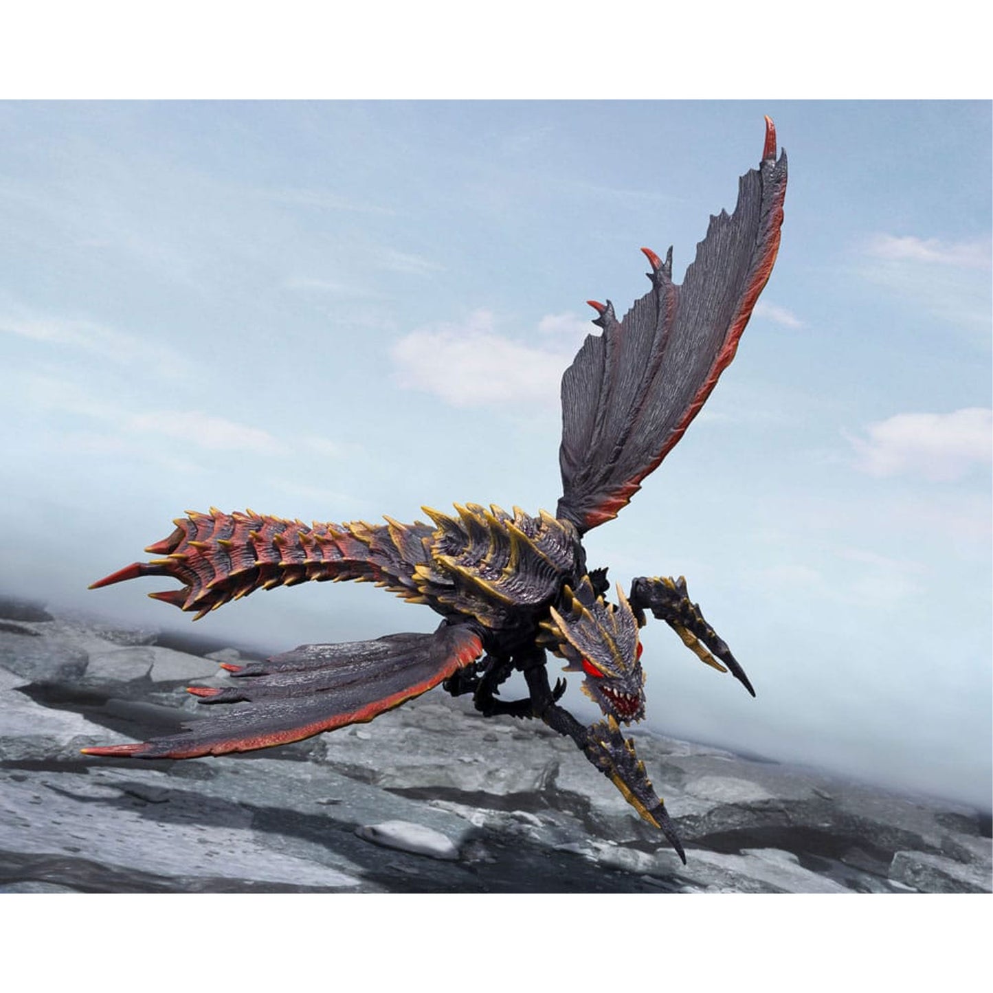 Godzilla S.H. Monster Arts Action Figure Megaguirus Evolution Set