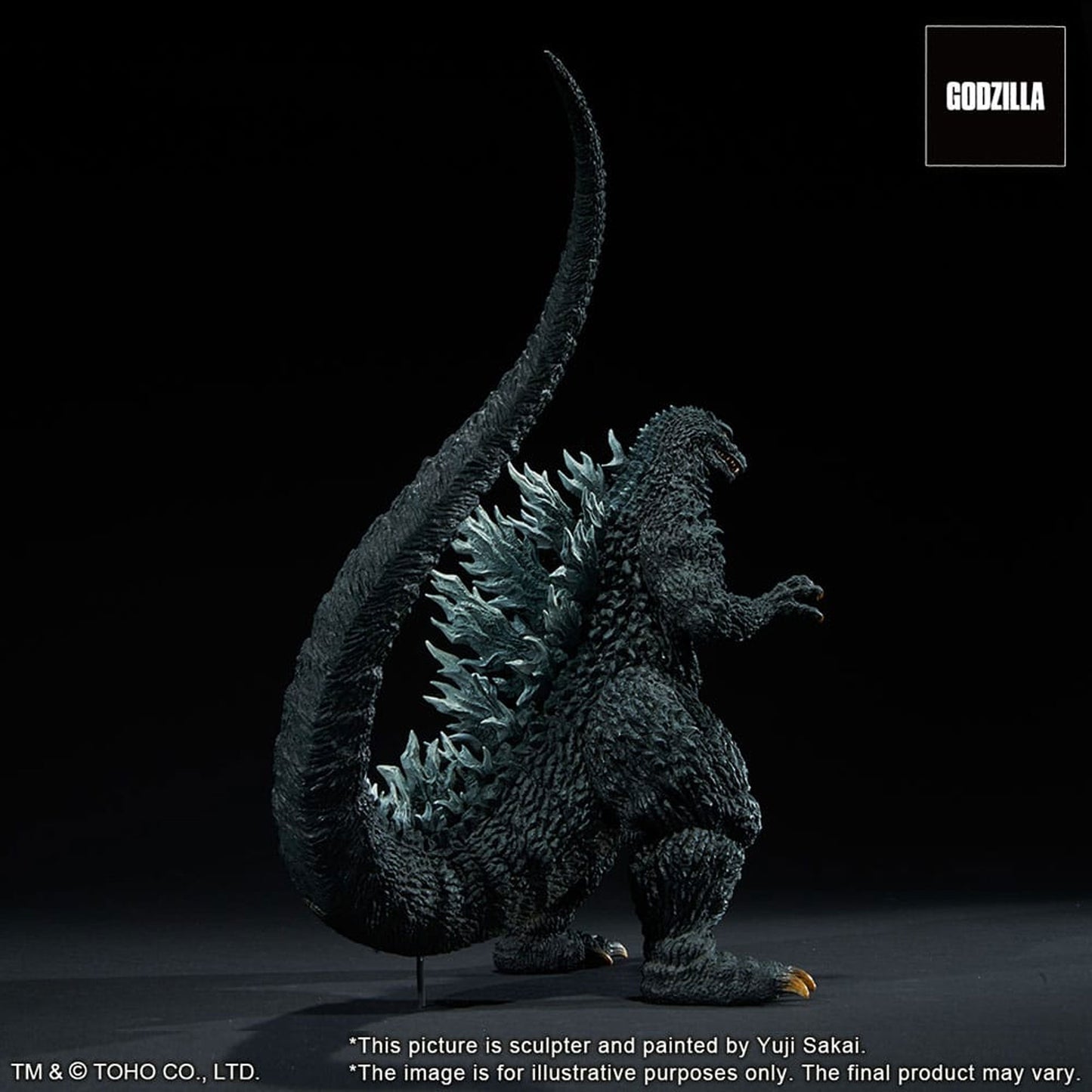Godzilla against Mechagodzilla 2002 TOHO Yuji Sakai Modeling Collection Godzilla Battle in the Storm