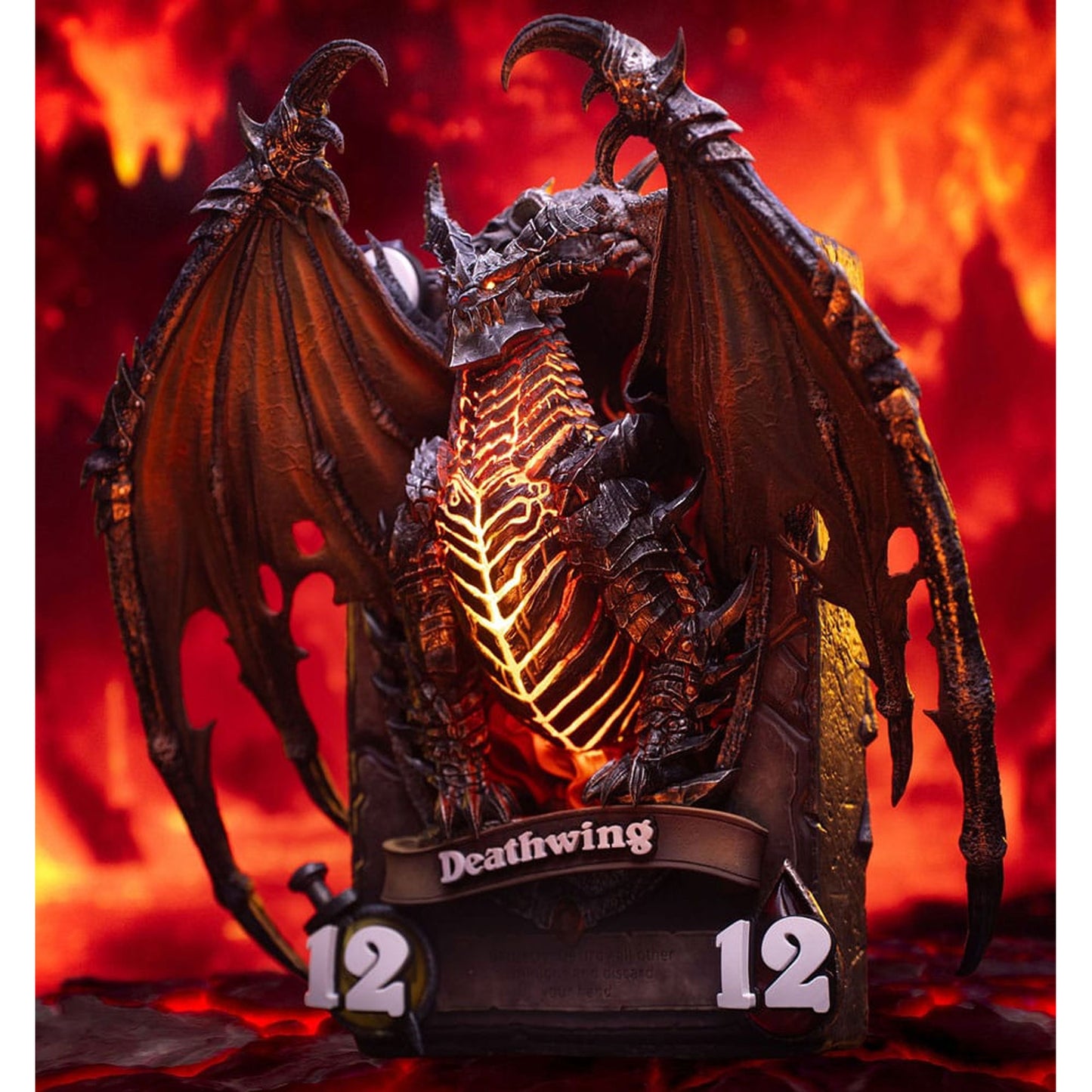 Hearthstone 3D Art Frame Statue Deathwing