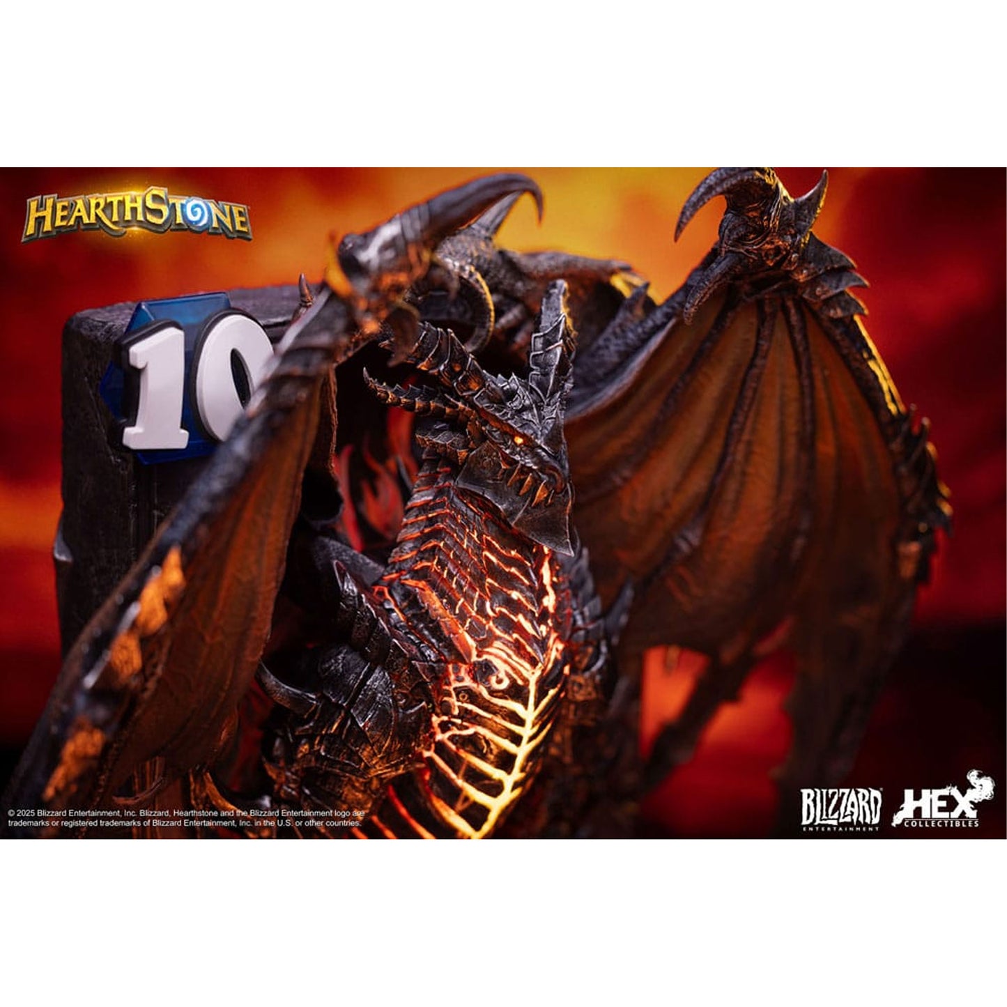 Hearthstone 3D Art Frame Statue Deathwing