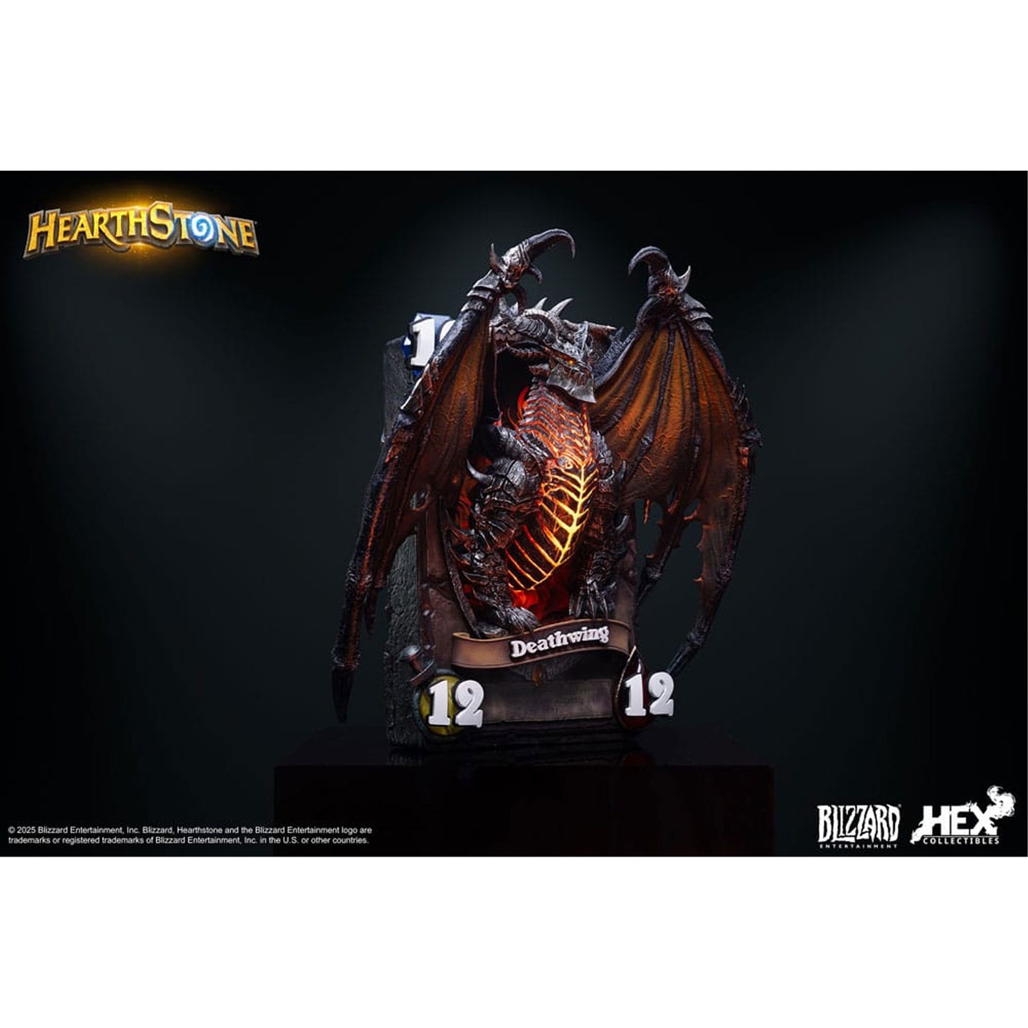 Hearthstone 3D Art Frame Statue Deathwing