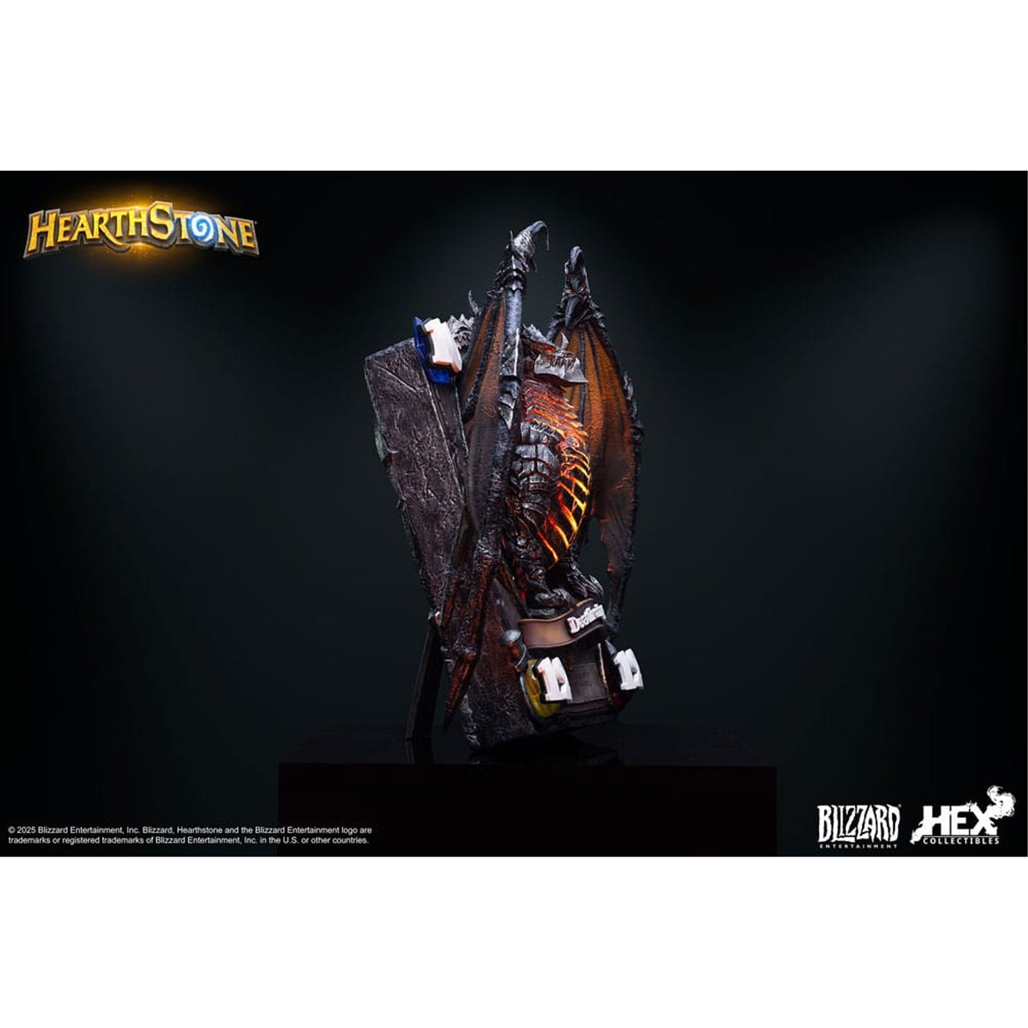 Hearthstone 3D Art Frame Statue Deathwing