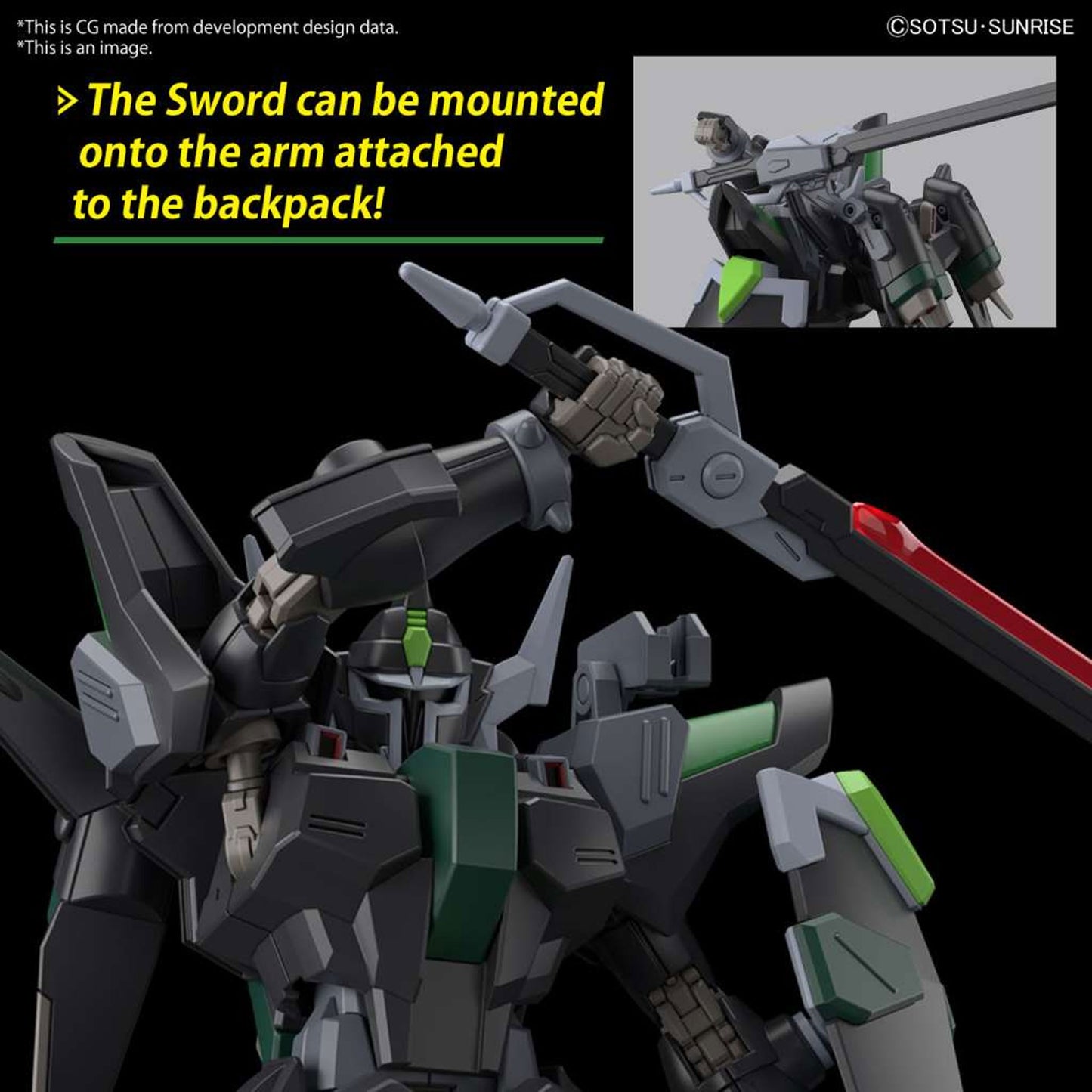 Hg black knight squad rud ro a 1/144