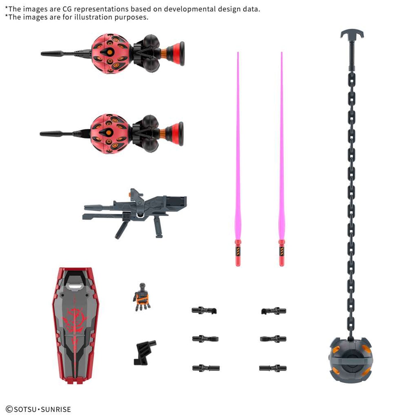 Hg Gundam Red 1/144 - Model kit
