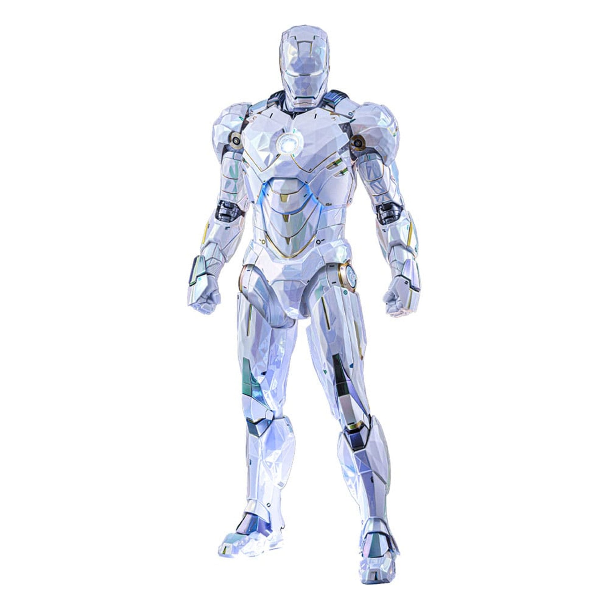 Iron Man 2 Movie Masterpiece Diecast 1/6 Iron Man Mark IV (Sub-Zero Fractal Armor) Hot Toys Exclusive -Action Figuuri