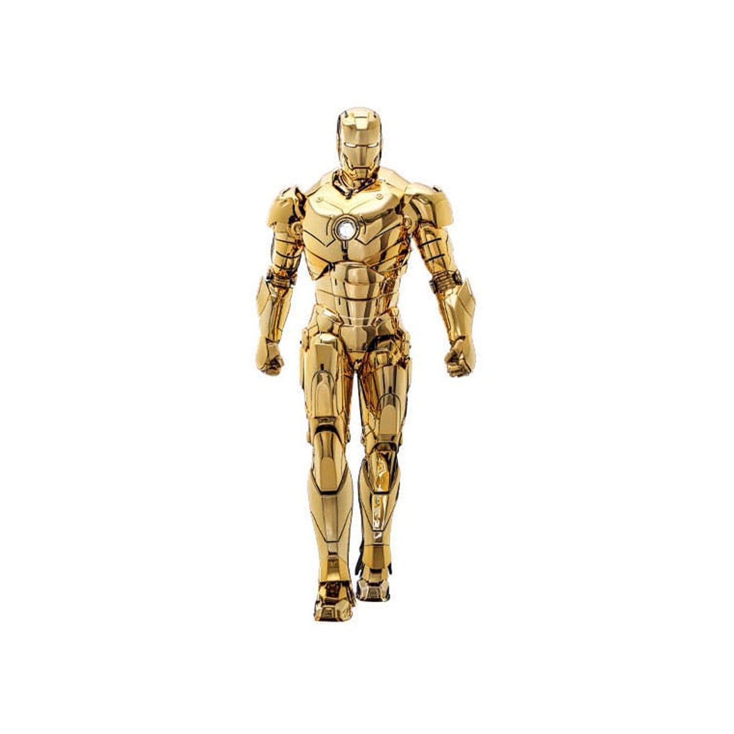Iron Man Movie Masterpiece Diecast Action Figure 1/6 Iron Man Mark III (Gold Color Version) Hot Toys Exclusive