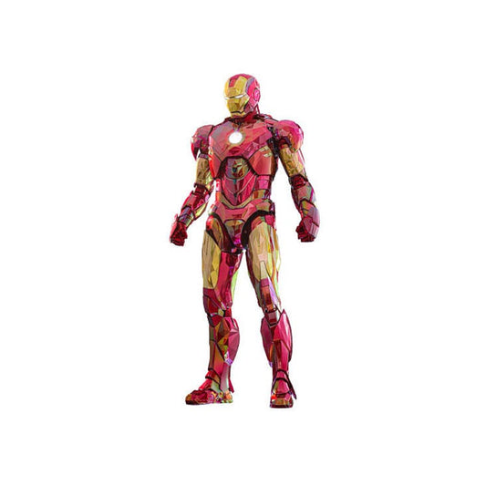 Iron Man Movie Masterpiece Diecast 1/6 Iron Man Mark VI (Fractal Armor) Hot Toys Exclusive -Action Figuuri