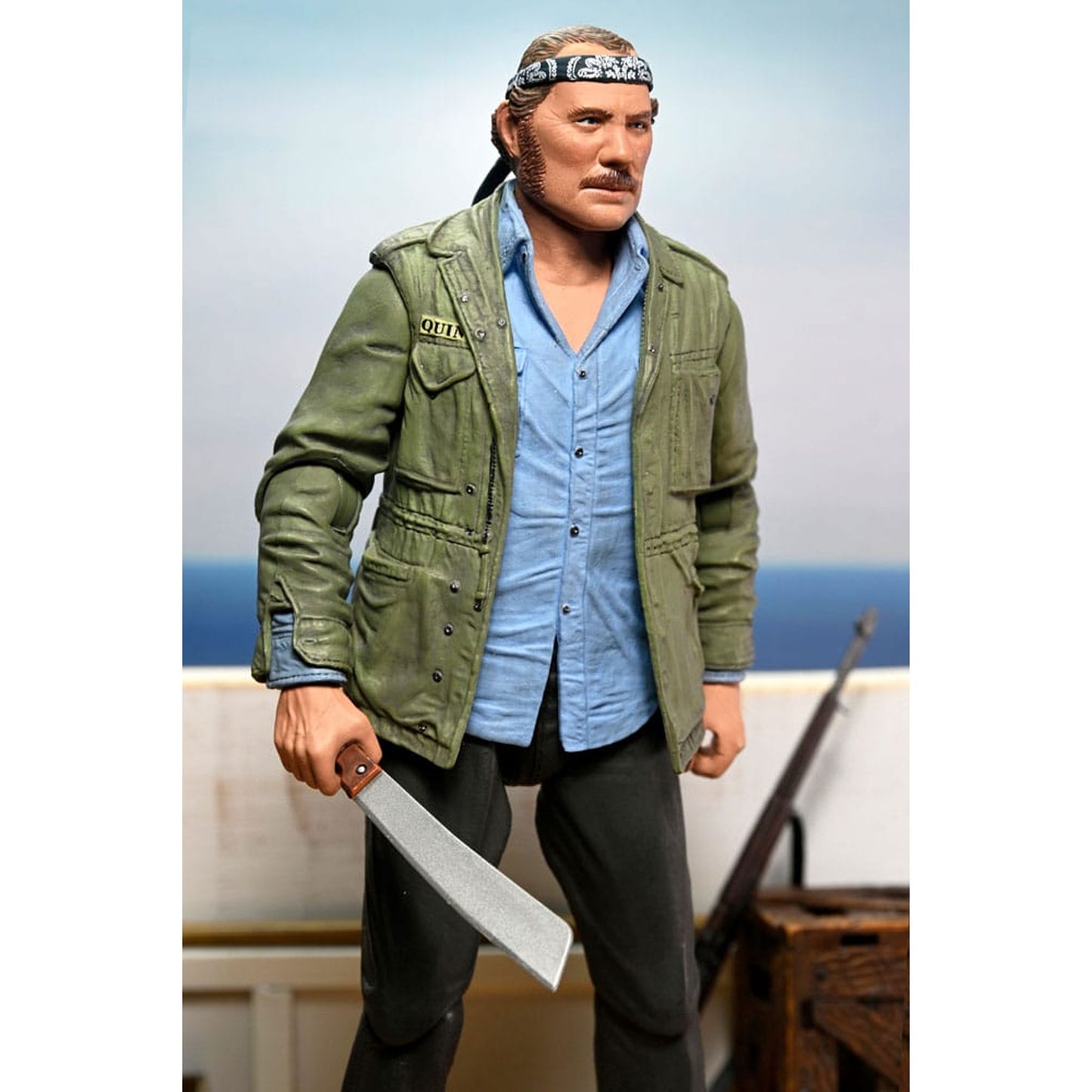 Jaws Action Figure Ultimate Sam Quint 50th Anniversary Figure