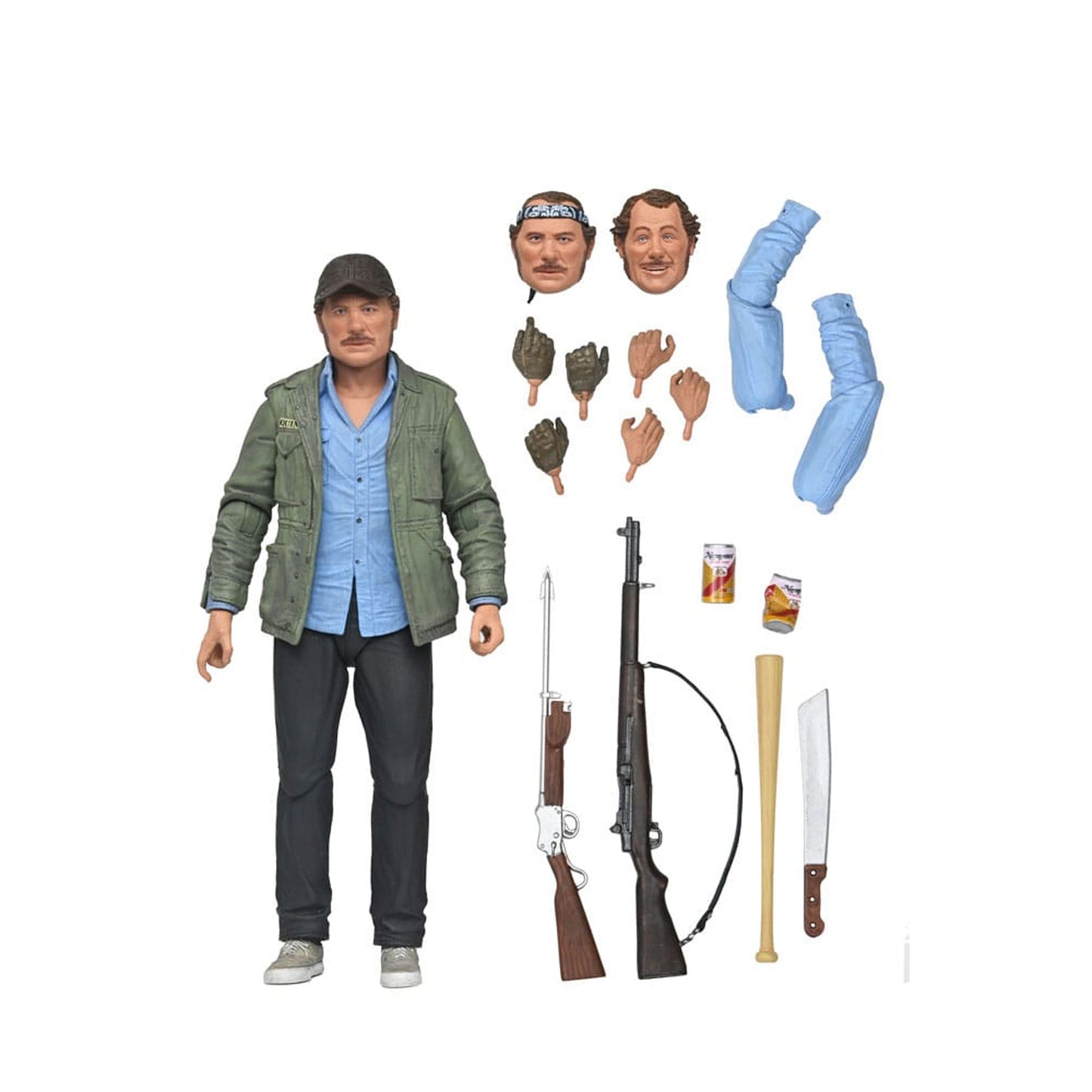 Jaws Action Figure Ultimate Sam Quint 50th Anniversary Figure