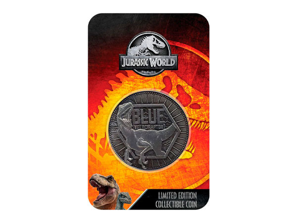 Jurassic World Collectable Coin Blue Limited Edition -Kolikko
