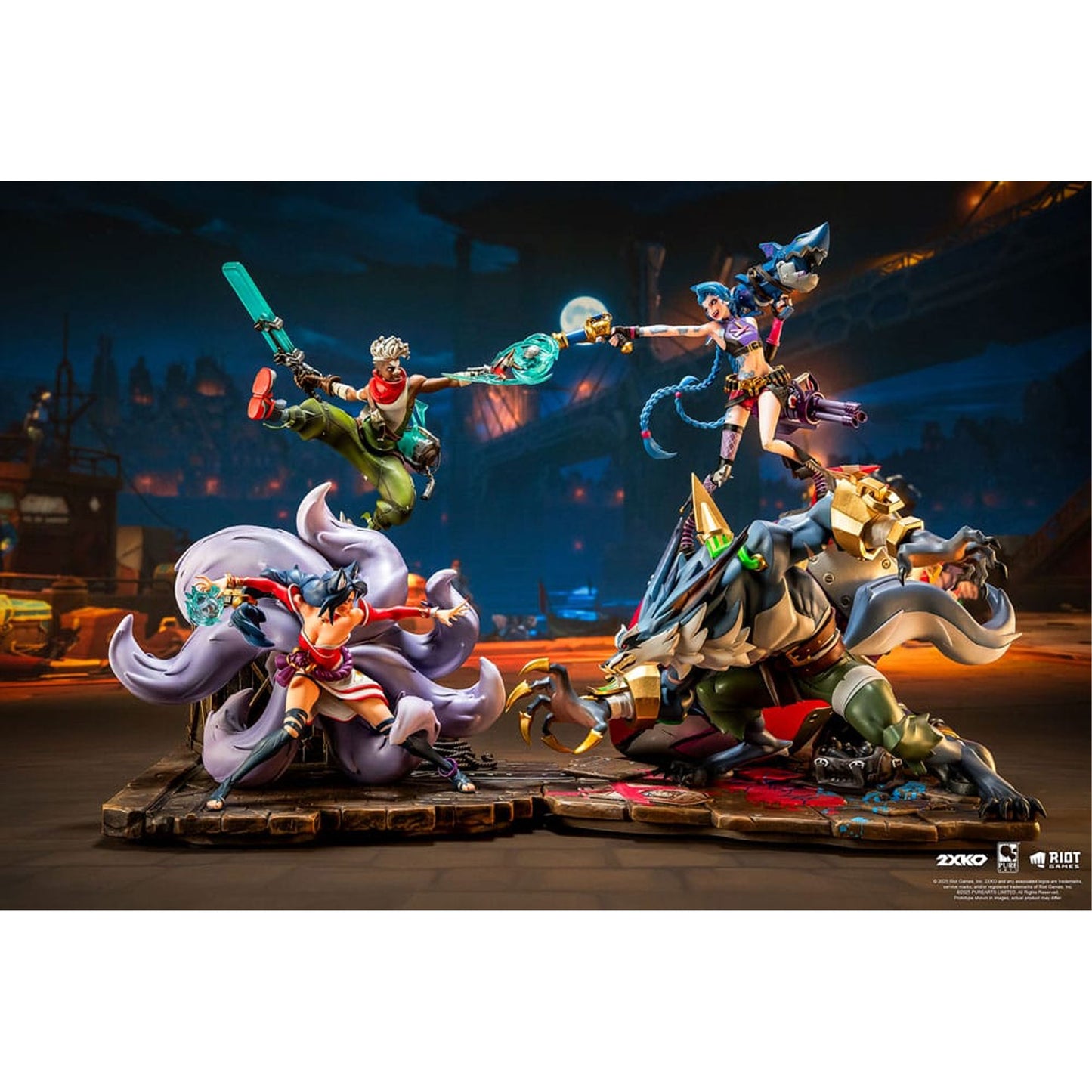 League-of-Legends-Statue-2XKO-Jinx-_-Warwick-Diorama-37-cm_animekauppa_Anigen -Figuuri