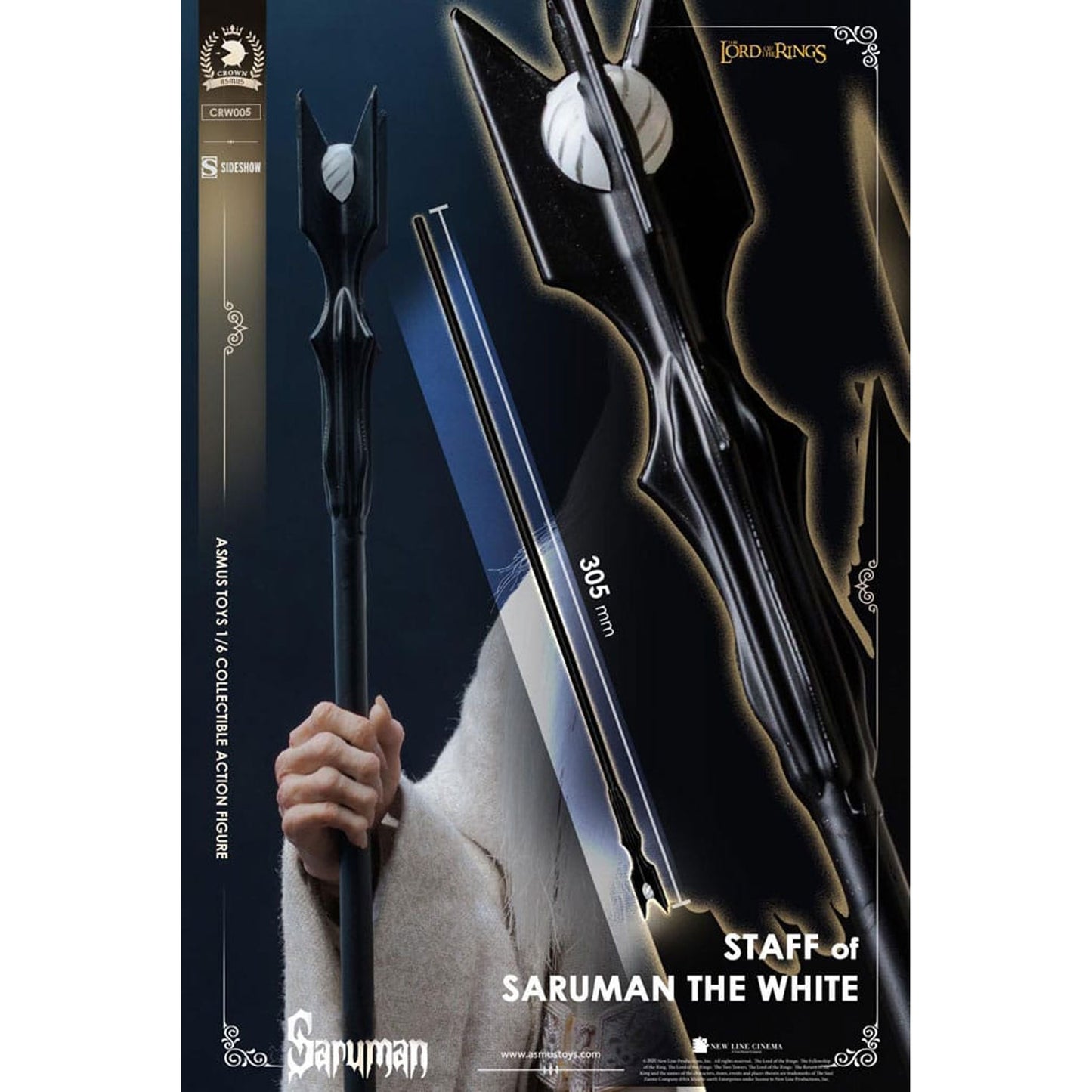 Lord of the Rings Action Figure 1/6 Saruman