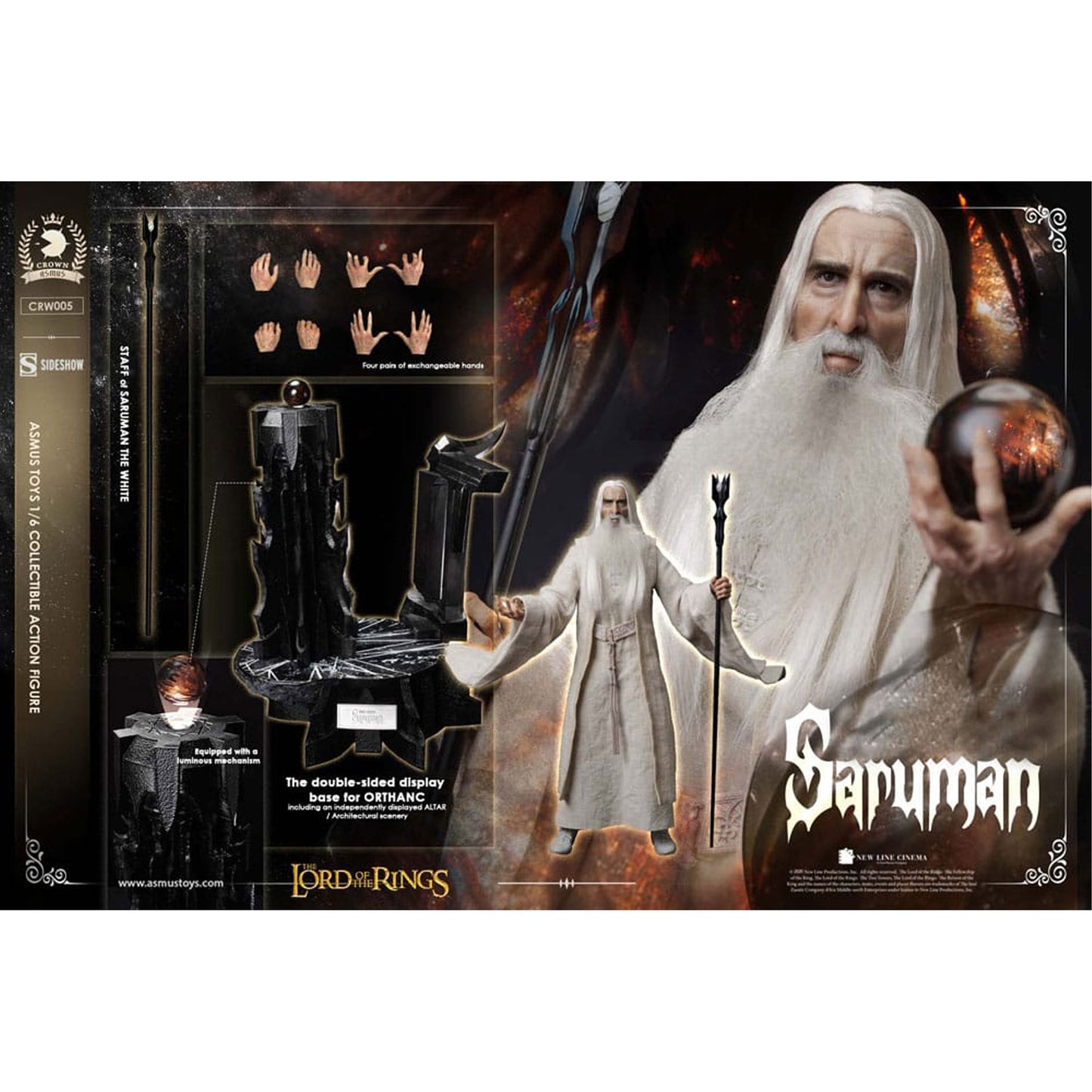 Lord of the Rings Action Figure 1/6 Saruman