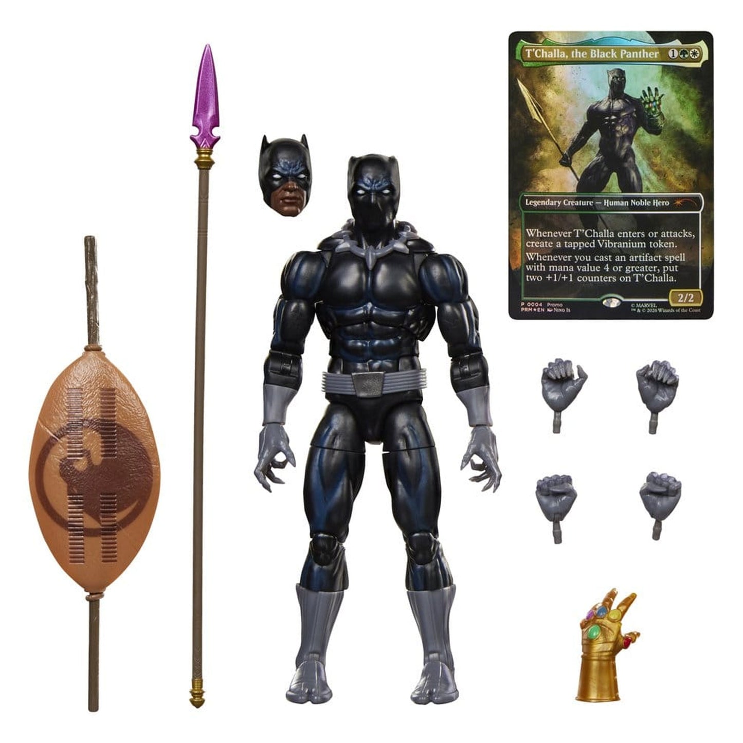 Magic The Gathering: Marvel Super Heroes Marvel Legends Black Panther -Action Figure
