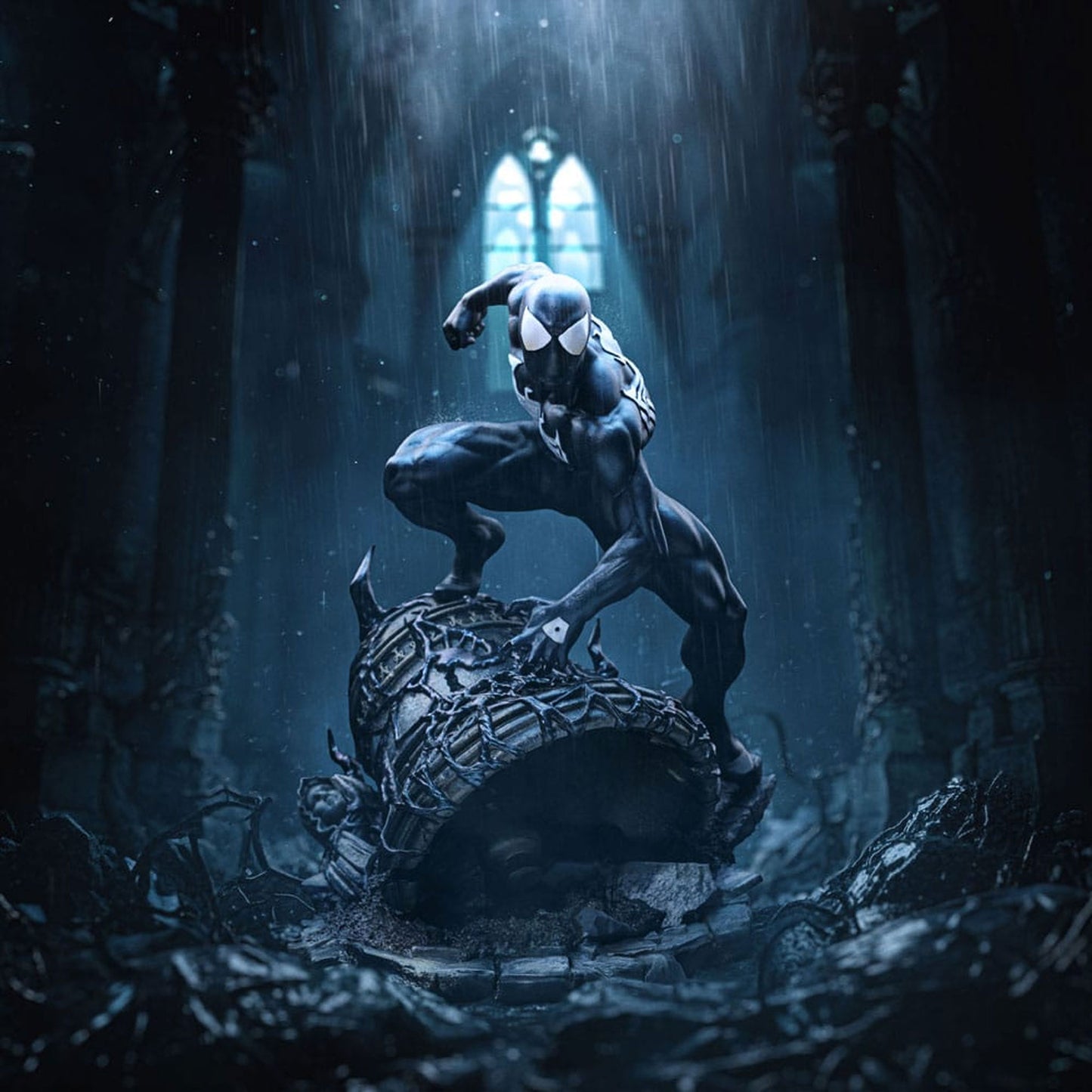 Marvel BDS Art Scale Statue 1/10 Spider-Man Black Costume