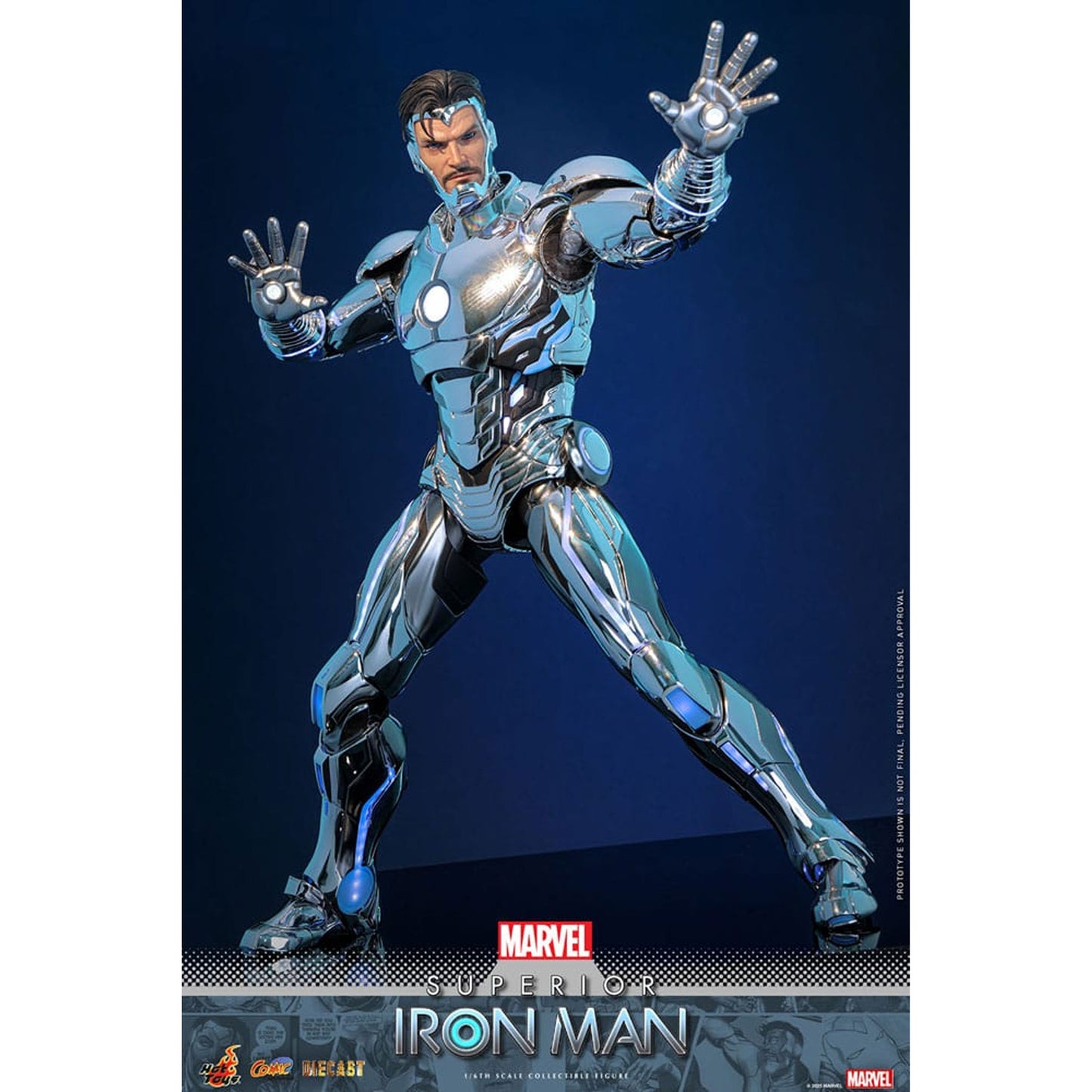 Marvel Comic Diecast Masterpiece Action Figure 1/6 Superior Iron Man