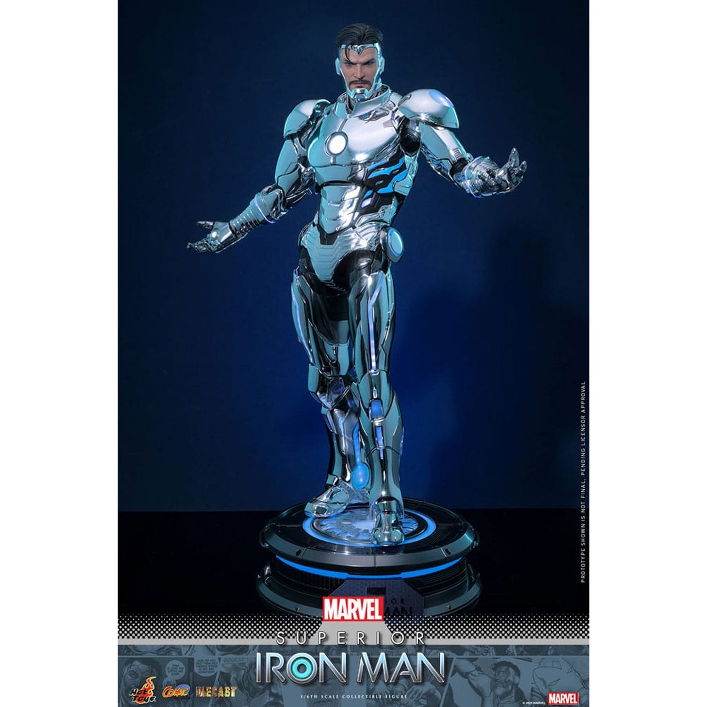 Marvel Comic Diecast Masterpiece Action Figure 1/6 Superior Iron Man