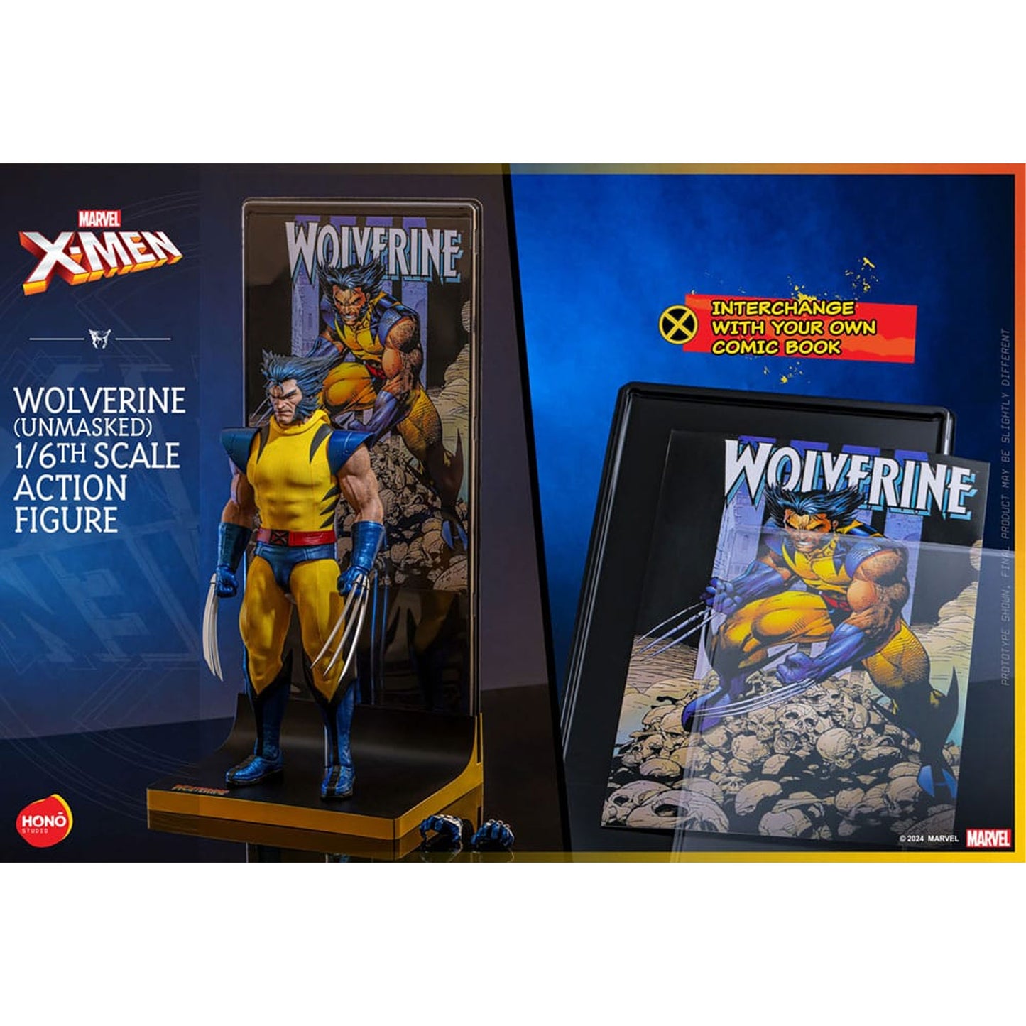 Marvel X-Men 1/6 Wolverine (Unmasked)