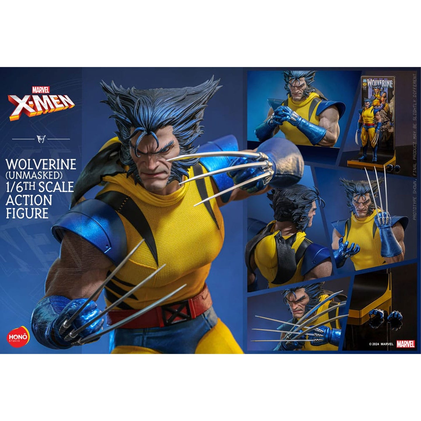 Marvel X-Men 1/6 Wolverine (Unmasked)