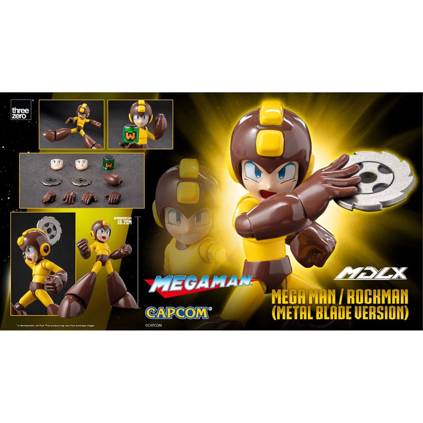 Mega Man MDLX Action Figure Mega Man / Rockman (Metal Blade Version)