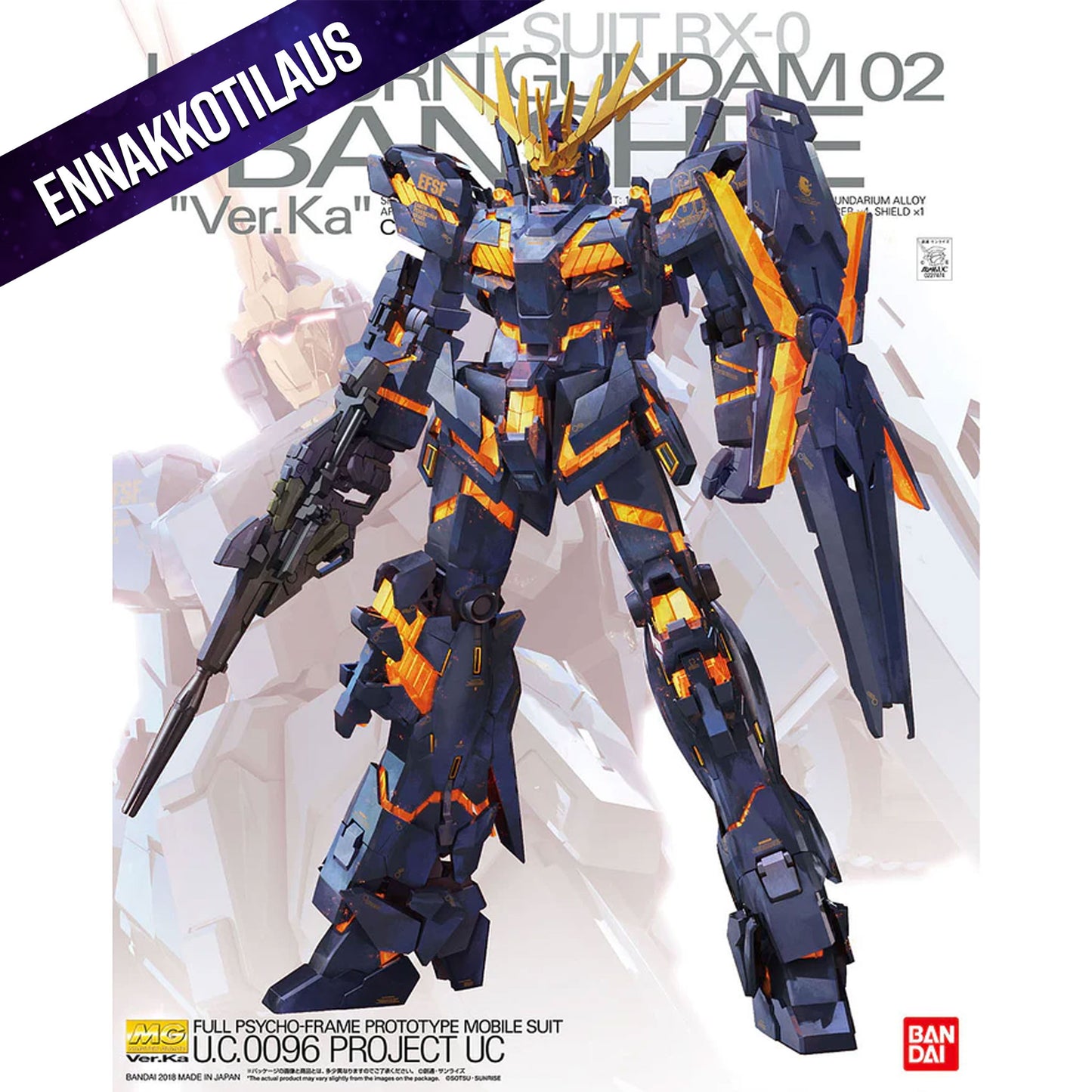 Mg Gundam Unicorn Banshee Ver Ka 1/100 -Model kit