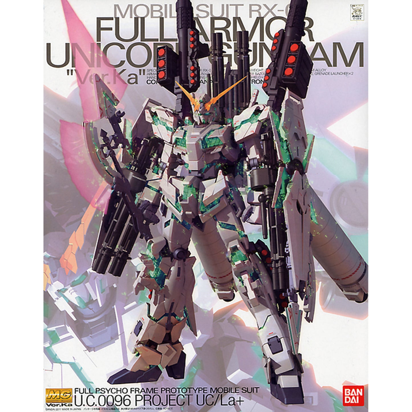 Mg Gundam Unicorn Rx-0 Full Ar V.Ka 1/100 -Model kit
