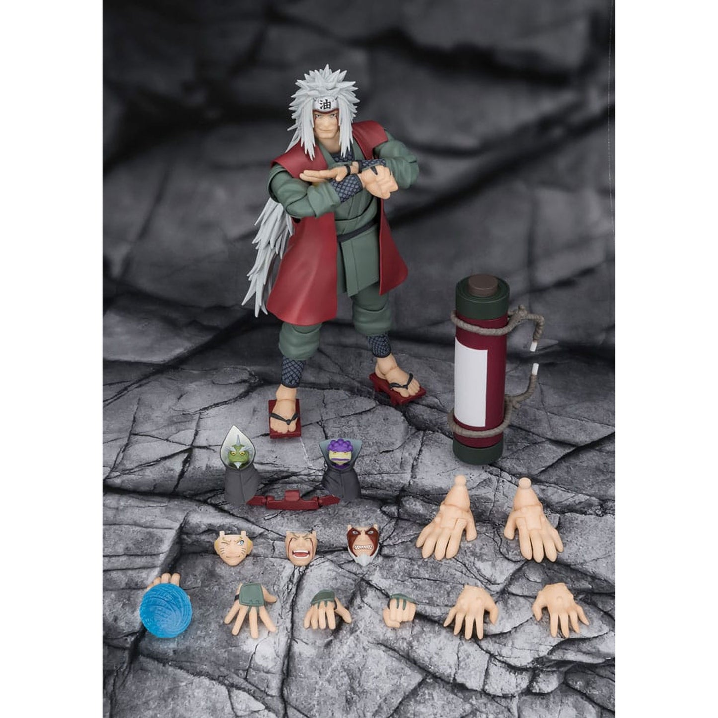 Naruto S.H.Figuarts Jiraiya Hidden Leaf Heroic Master Sage (Sage Mode Set) -Action Figure