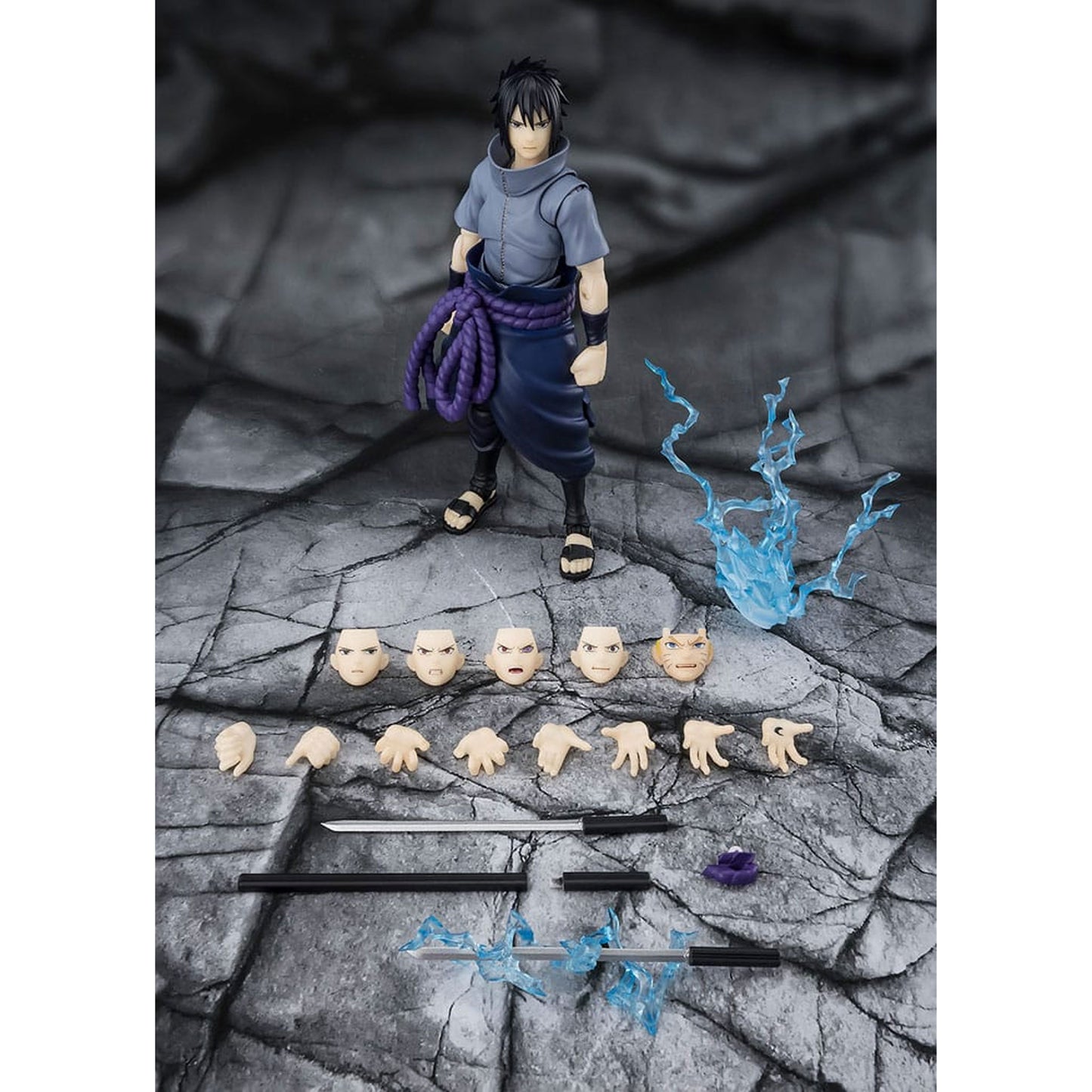 Naruto S.H.Figuarts Sasuke Uchiha Solitary Shinobi -Action Figure