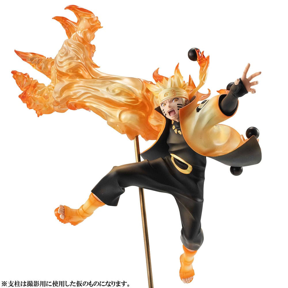 Naruto Shippuden G.E.M. Series 1/8 Naruto Uzumaki Six Paths Sage Mode 15th Anniversary Ver.