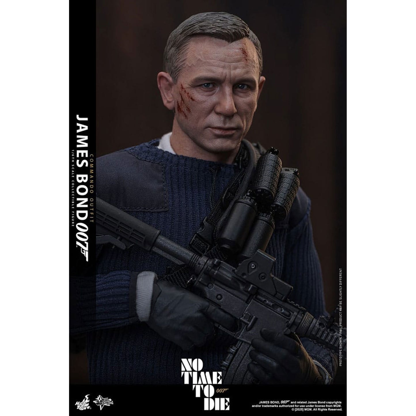 No Time To Die Movie Masterpiece Action Figure 1/6 James Bond (Commando Outfit) Hot Toys Exclusive
