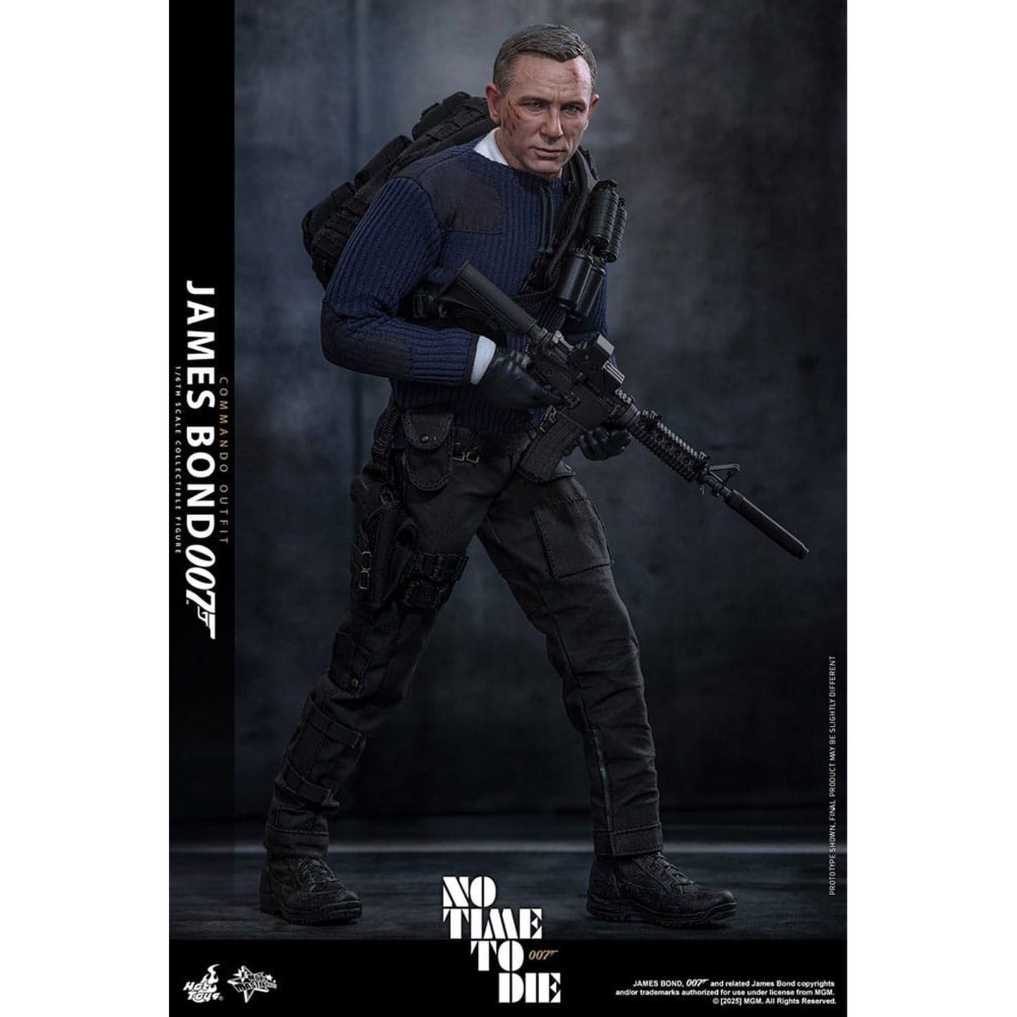 No Time To Die Movie Masterpiece Action Figure 1/6 James Bond (Commando Outfit) Hot Toys Exclusive