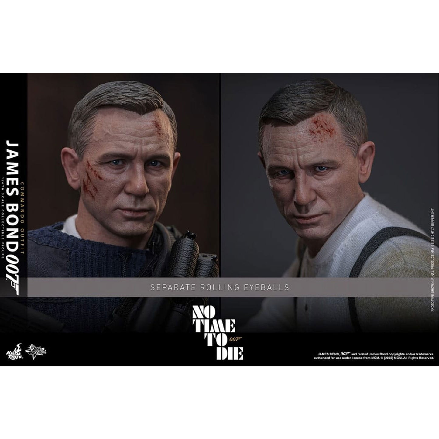 No Time To Die Movie Masterpiece Action Figure 1/6 James Bond (Commando Outfit) Hot Toys Exclusive