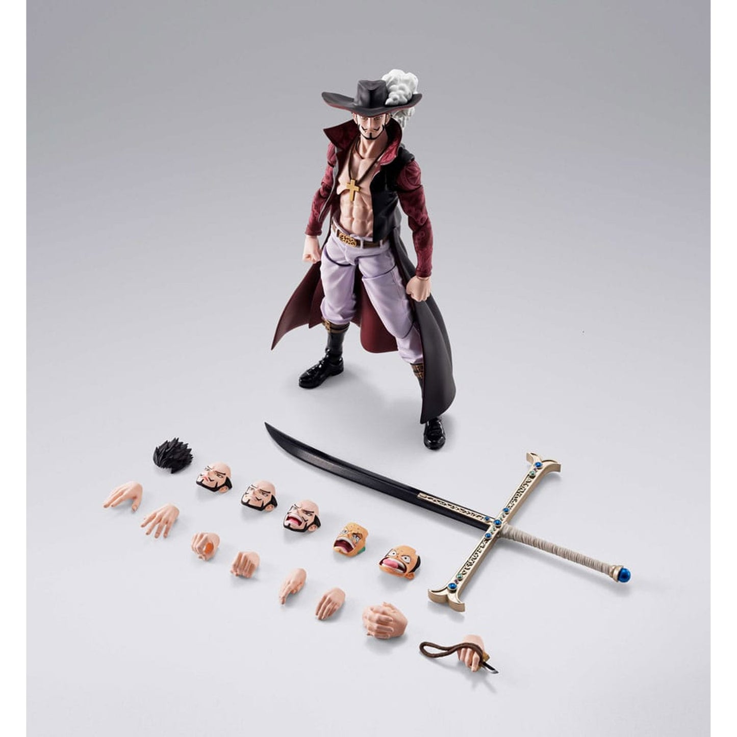 One Piece S.H.Figuarts Action Figure Dracule Mihawk Hawkeye