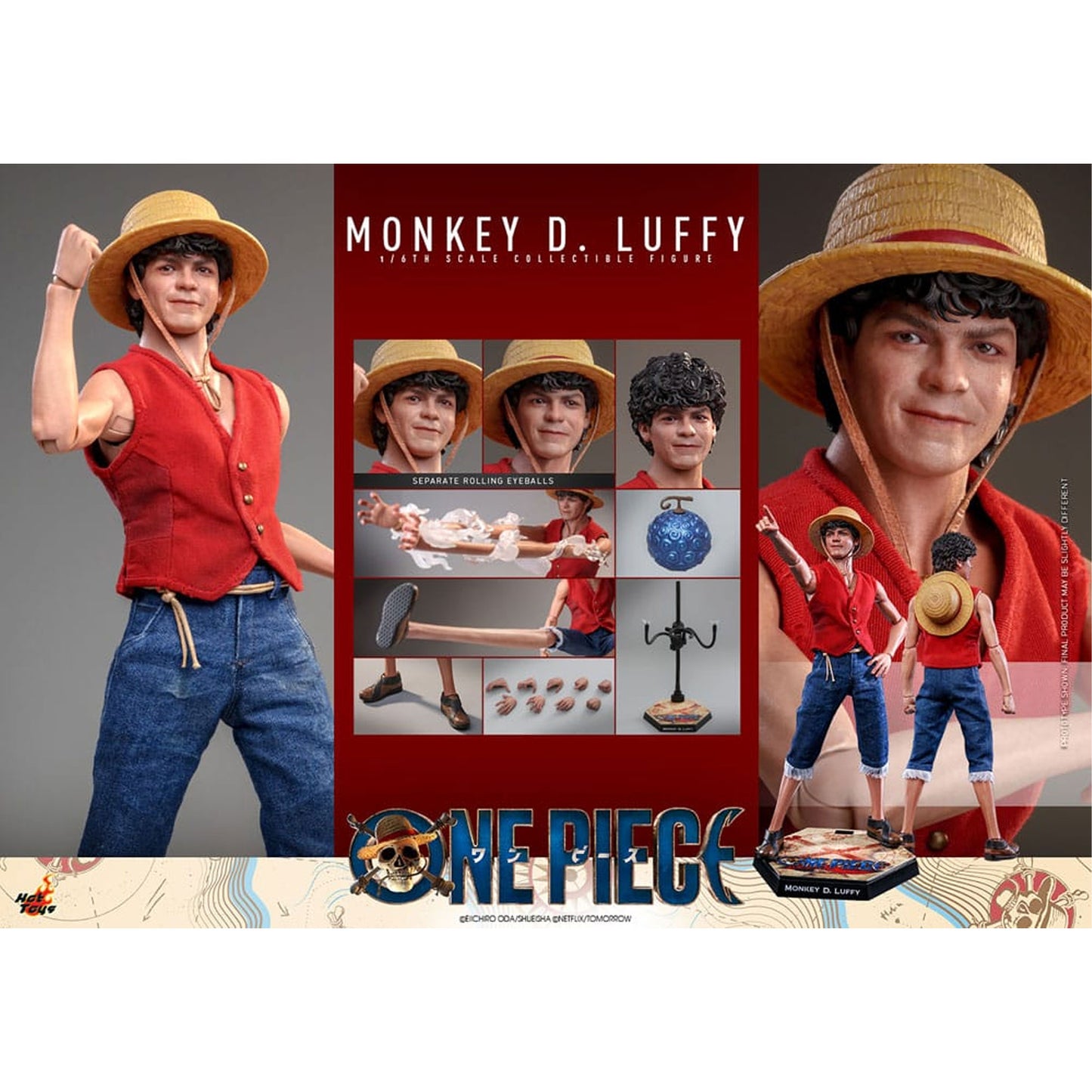One Piece (Netflix) Action Figure 1/6 Monkey D. Luffy