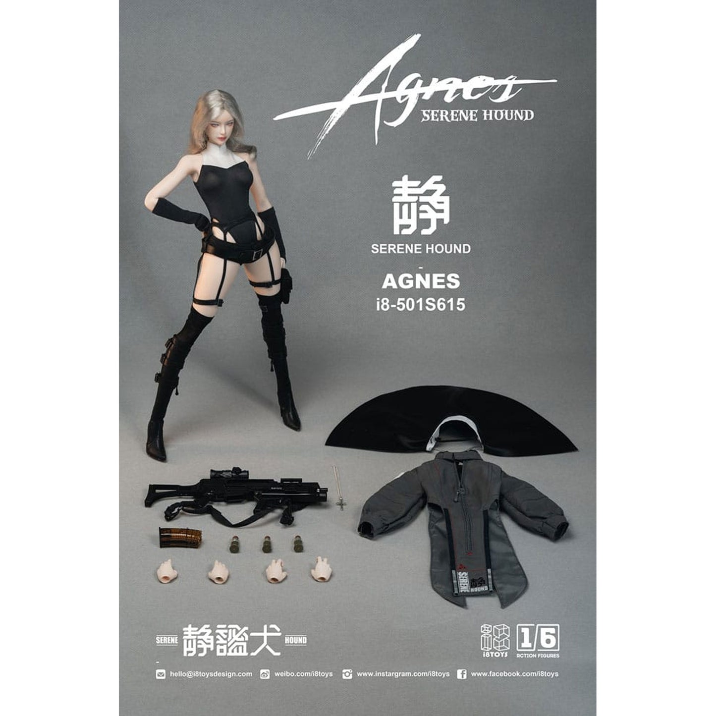 Original Character Action Figure 1/6 Serene Hound "Agnes"