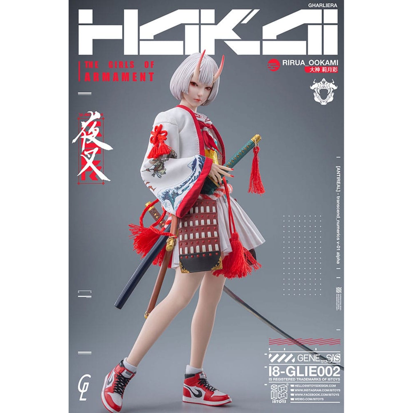 Original Character i8Toys x Gharliera Action Figure 1/6 The Girls of Armament Rirua Ookami