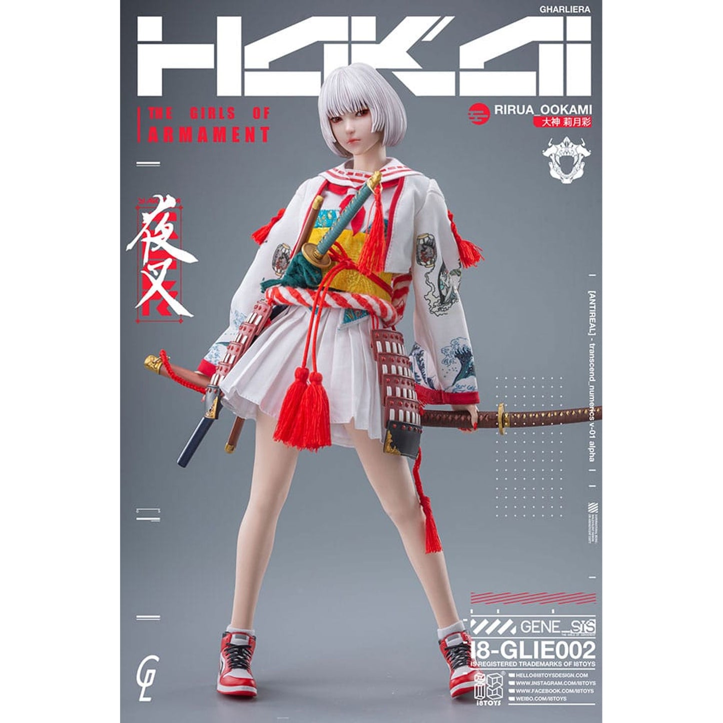 Original Character i8Toys x Gharliera Action Figure 1/6 The Girls of Armament Rirua Ookami