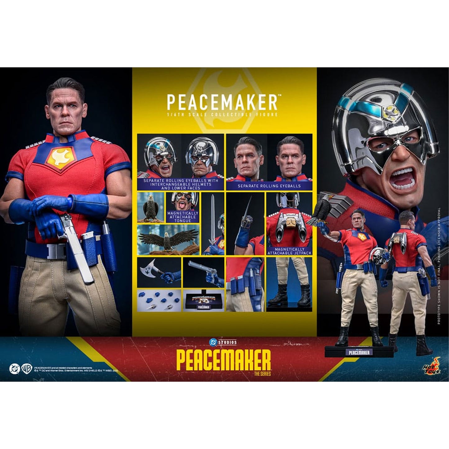 Peacemaker 1/6 Peacemaker -Action Figuuri