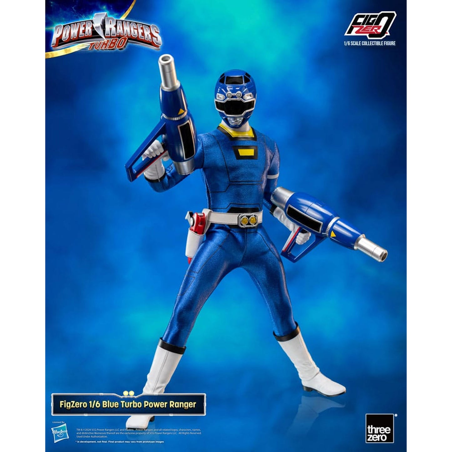 Power Rangers Turbo FigZero 1/6 Blue Turbo Power Ranger