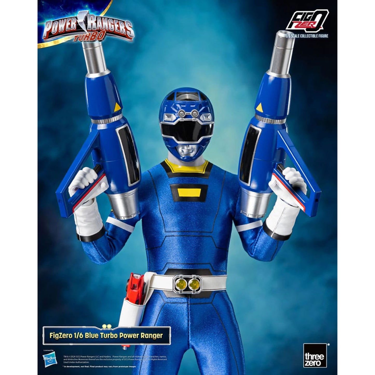 Power Rangers Turbo FigZero 1/6 Blue Turbo Power Ranger