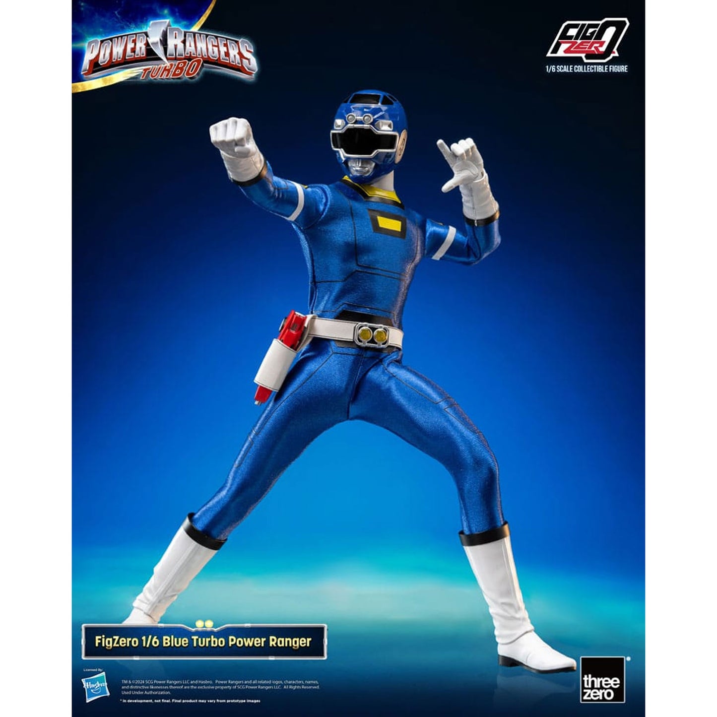 Power Rangers Turbo FigZero 1/6 Blue Turbo Power Ranger